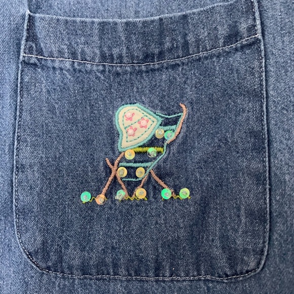 Denim Button Up - Picture 3 of 7